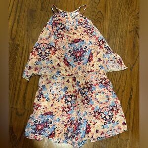 Parker shorts floral romper size size M